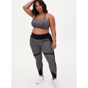 Torrid 0 space dye athletic leggings with pocket